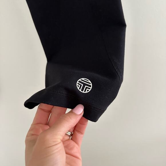 Tory Sport Cropped Activewear Leggings Black M - Picture 4 of 9